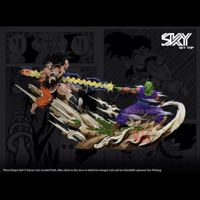 Goku e Piccolo vs Raditz Sky Top Studio