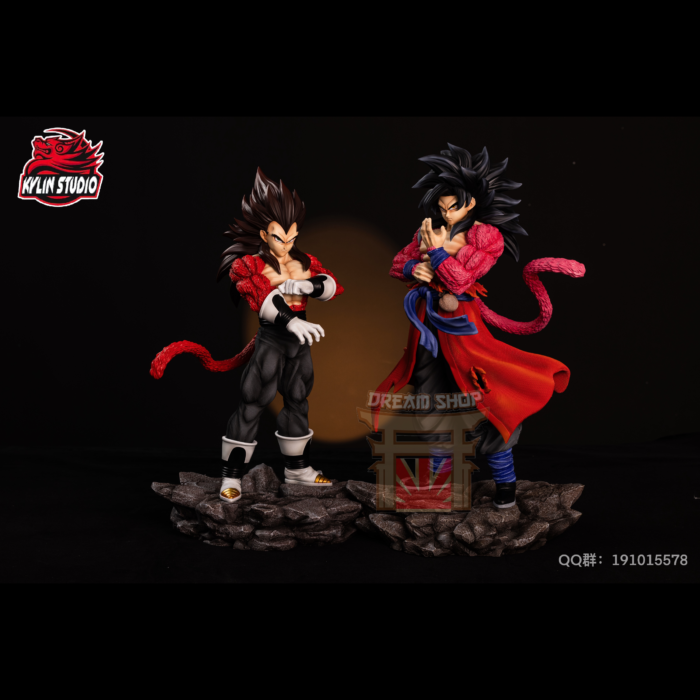 Goku x Vegeta Super Saiyan 4 Xeno Kylin Studio