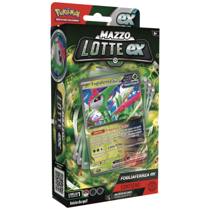 Pokémon GCC Mazzo Lotte ex Fogliaferrea ex (IT)