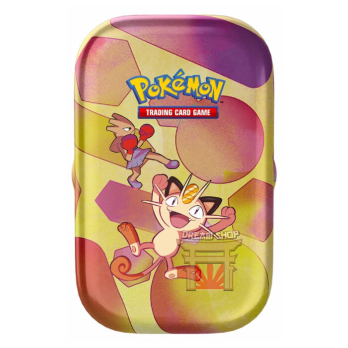 Pokémon GCC Scarlatto e Violetto 151 Mini Tin Meowth & Hitmonchan (IT)
