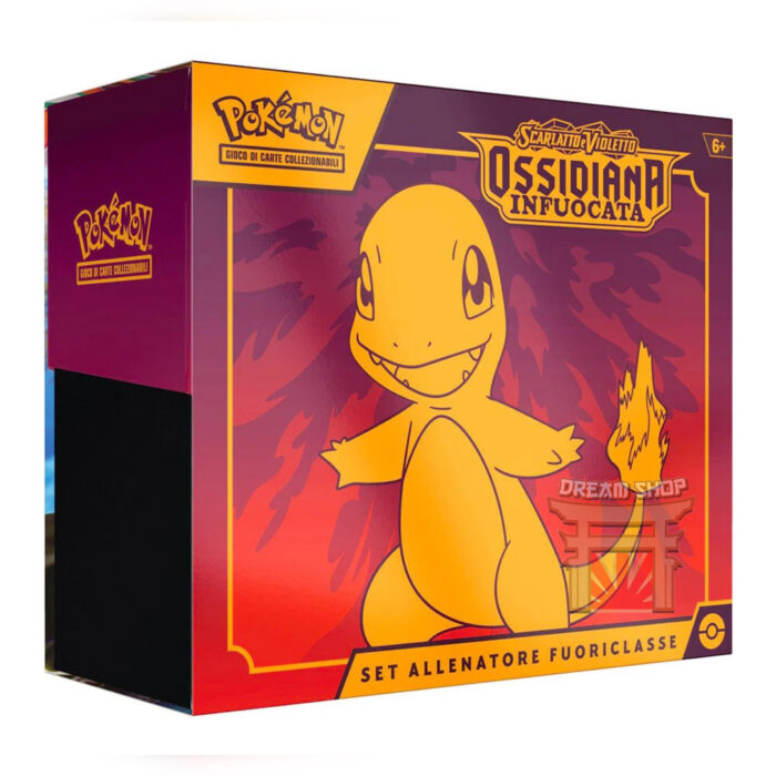 Pokémon GCC Scarlatto e Violetto Ossidiana Infuocata Set Allenatore Fuoriclasse (IT)