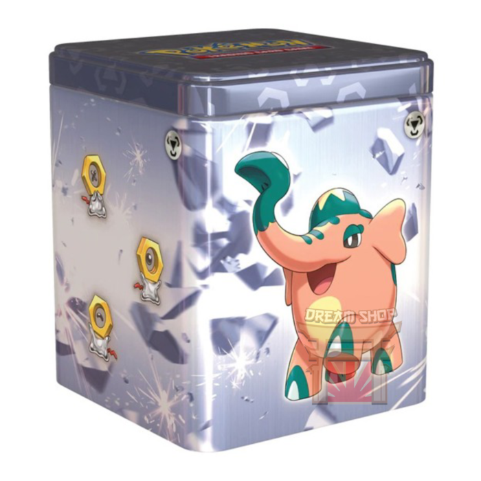 Pokémon GCC Stacking Tin Scizor-Cufant-Meltan-Tinkaton (IT)