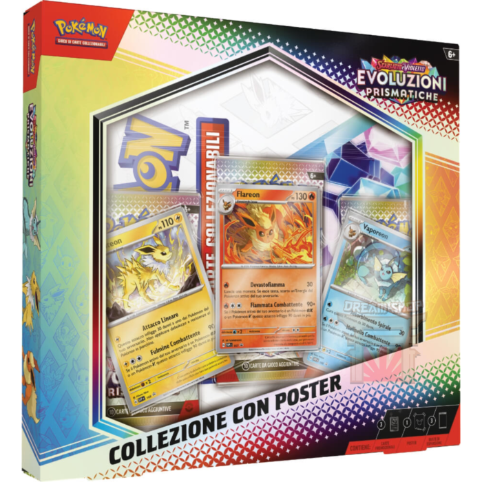 Pokémon GCC Scarlatto e Violetto Evoluzioni Prismatiche Collezione Con Poster (IT)