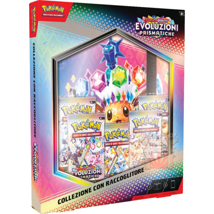 Pokémon GCC Scarlatto e Violetto Evoluzioni Prismatiche Collezione Con Raccoglitore (IT)