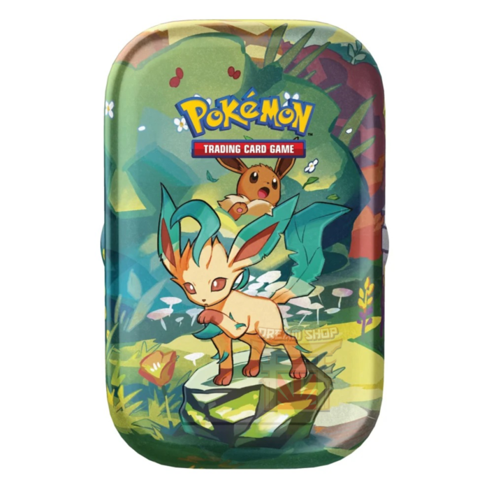 Pokémon GCC Scarlatto e Violetto Evoluzioni Prismatiche Mini Tin da Collezione Leafeon (IT)