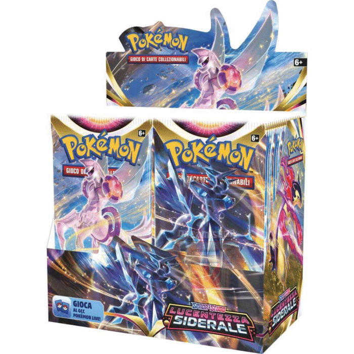 Pokémon GCC Spada e Scudo Lucentezza Siderale Display 36 Buste (IT)