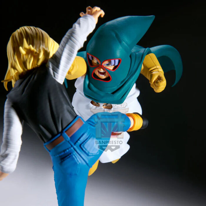 Mighty Mask e Android 18 vs Mr. Satan Dragon Ball Z Match Makers